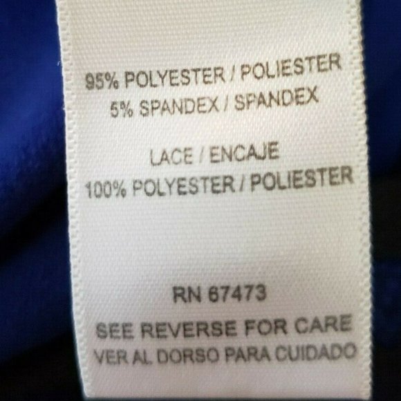 Danny & Nicole Women Sleeveless Sheath Dress Blue - Picture 5 of 8